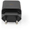 Nedis WCHAU242ABK - USB-wandlader - 2,4 A snel opladen - Zwart
