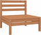 vidaXL - Tuinbank - 2-zits - massief - grenenhout - honingbruin