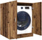 vidaXL - Wasmachinekast - 70,5x71,5x91,5 - cm - oud - houtkleurig