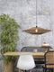 GOOD&MOJO Hanglamp Bali - Bamboe/Zwart - Ø87cm - Scandinavisch,Bohemian - Hanglampen Eetkamer, Slaapkamer, Woonkamer