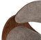 Bureaustoel Bruin Zwart Beige 59 x 64 x 88 cm design