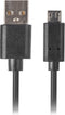 Cable Micro USB Lanberg CA-USBM-20CU-0010-BK Black 1 m