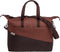 New Looxs ® Oslo Tendo - Enkele Fietstas - Schoudertas met Laptopvak - Afneembare Shopper met Rits - Multifunctioneel - 100% Gerecycled Polyester - Geschikt voor Electrische Fietsen - 21 Liter - Burgundy-Rust