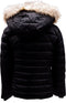 Tommy Jeans TJW Essential - Bomberjack - Capuchon met bontkraag - Zwart - Maat L