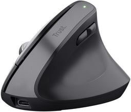 Trust Bayo+ - Draadloze Ergonomische Muis - Multi-device - Zwart