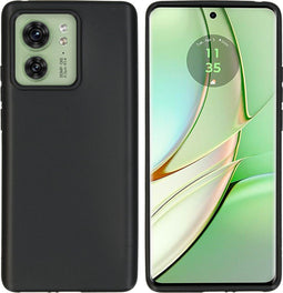 iMoshion Hoesje Geschikt voor Motorola Edge 40 Hoesje Siliconen - iMoshion Color Backcover - Zwart