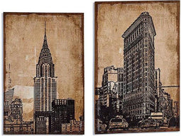 Canvas Linnen Canvas (90 x 3 x 60 cm)