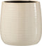 J-Line bloempot Effen - keramiek- wit - large - Ø 16.5 cm
