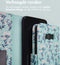 iMoshion Hoesje Geschikt voor Samsung Galaxy S8 Hoesje Met Pasjeshouder - iMoshion Design Bookcase smartphone - Blauw / Blue Flowers