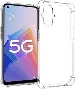 iMoshion Hoesje Geschikt voor Oppo A96 Hoesje Siliconen - iMoshion Shockproof Case - Transparant