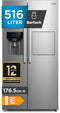 Midea EIX6 - Amerikaanse Koelkast - 516L - No Frost - RVS