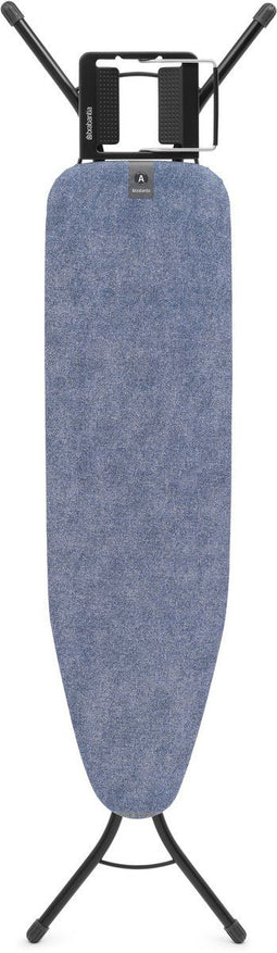 Brabantia Strijkplank A - Strijkijzerhouder - 110 x 30 cm - Denim Blue
