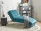LOIRET - Chaise longue - Blauwgroen - Fluweel