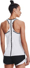 Under Armour UA Knockout Tank - Dames Sporttop - Fitness & Training - Wit - Maat S