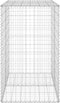 vidaXL - Schanskorfmuur - met - deksels - 100x60x100 - cm - gegalvaniseerd - staal