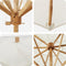 vidaXL - Crème - Witte - Tuinparasol - 270x260 - cm - in - Bamboe