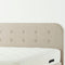 Dreamhouse® Rondo Boxspring met Opbergruimte – Bed - 140 x 200 cm - Velvet Beige - Complete boxspring