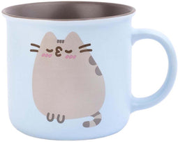 Pusheen - Keramische Mok 380ml - Vaatwasmachinebestendig - Blauw / Bruin