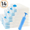Loti Living Vacuümzakken Set - 14 Stuks - 4 Maten - Handpomp - Bespaart tot 80% Ruimte (14 stuks)