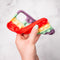 iMoshion Hoesje Geschikt voor Samsung Galaxy A02s Hoesje Siliconen - iMoshion Pop It Fidget Toy - Pop It hoesje - Rainbow