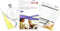 Xerox Pre-Collated A4 (210×297 mm) Wit, Geel papier voor inkjetprinter