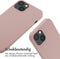 iMoshion Hoesje Geschikt voor iPhone 13 Hoesje Met Koord - iMoshion Siliconen hoesje met koord - roze