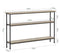 SoBuy FSB49-PZ - Consoletafel - 3 Opbergplanken - Hout/Metaal - 120x20x77 cm