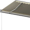 vidaXL - Luifel - vrijstaand - handmatig - uittrekbaar - 500x350 - cm - crèmekleurig