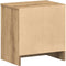 vidaXL - Nachtkastjes - 2 - st - met - lade - 39x28x41 - cm - artisanaal - eikenkleurig