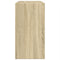 vidaXL - Wastafelkast - 63x29x55 - cm - bewerkt - hout - sonoma - eikenkleurig