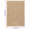 vidaXL - Vloerkleed - ZIZUR - beige - binnen - en - buiten - 120x170 - cm - jute - look