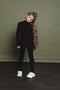 Le Chic Heather - Legging - Rib-kwaliteit - Zwart