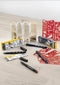 Eberhard Faber tattoo stiften - One Line - 4 stuks - rood, bruin, zwart, blauw - EF-559505