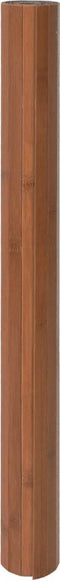 vidaXL - Vloerkleed - rechthoekig - 100x400 - cm - bamboe - bruin