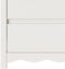 vidaXL - Ladekast - 'DRAMMEN'Wit - 111x43x73,5 - cm - Massief - Denhout