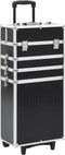 vidaXL - Make-up - trolley - aluminium - roze