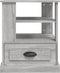 vidaXL - Bijzettafel - 50x50x60 - cm - bewerkt - hout - grijs - sonoma - eikenkleurig