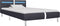 vidaXL - Bedframe - met - LED - kunstleer - zwart - 90x200 - cm