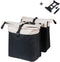 Basil Vive - Dubbele fietstas - 28-35 liter - Waterdicht - MIK adapterplaat - Gerecycled materiaal - wit/zwart