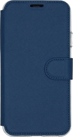 Accezz Hoesje Geschikt voor iPhone 11 Pro Max Hoesje Met Pasjeshouder - Accezz Xtreme Wallet Bookcase - Blauw