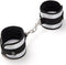 Fifty Shades Handboeien - Fluweel - Zilver/ Zwart
