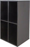 Vinyl lp platen kast - opbergen lp platen - platenspeler meubel - zwart