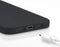 Qubits - Softcase hoes - Geschikt voor iPhone 12 Pro Max - Zwart