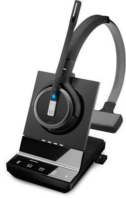 Sennheiser IMPACT SDW 5036 - Draadloze DECT headset - Noise cancelling microfoons - Zwart
