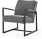 Furnilux - Fauteuil Isaac - Fauteuils Met Armleuning - Fauteuil Relax - Lounge Stoel - Grijs Brave