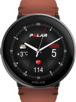 Polar Ignite 3 Titanium - Fitness Smartwatch - AMOLED touchscreen - Goud (Bruin)