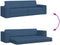 vidaXL - Vloersofa - Bed - 2-in-1 - Blauw - 245x150x60,5 - cm - Stof