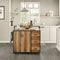 SoBuy Keukenkast op wielen - Dressoir - 2 Deuren + 3 Lades - Max. 75 kg - 113 x 69 x 106 cm