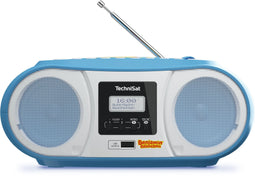 Technisat DigitRadio 1990 - Portable Radio/DAB(+)/CD-speler - DAB DAB+ FM-Radio - Klok Sleeptimer Zoemer alarm - USB 2.0 Audio in 3.5mm