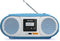 Technisat DigitRadio 1990 - Portable Radio/DAB(+)/CD-speler - DAB DAB+ FM-Radio - Klok Sleeptimer Zoemer alarm - USB 2.0 Audio in 3.5mm